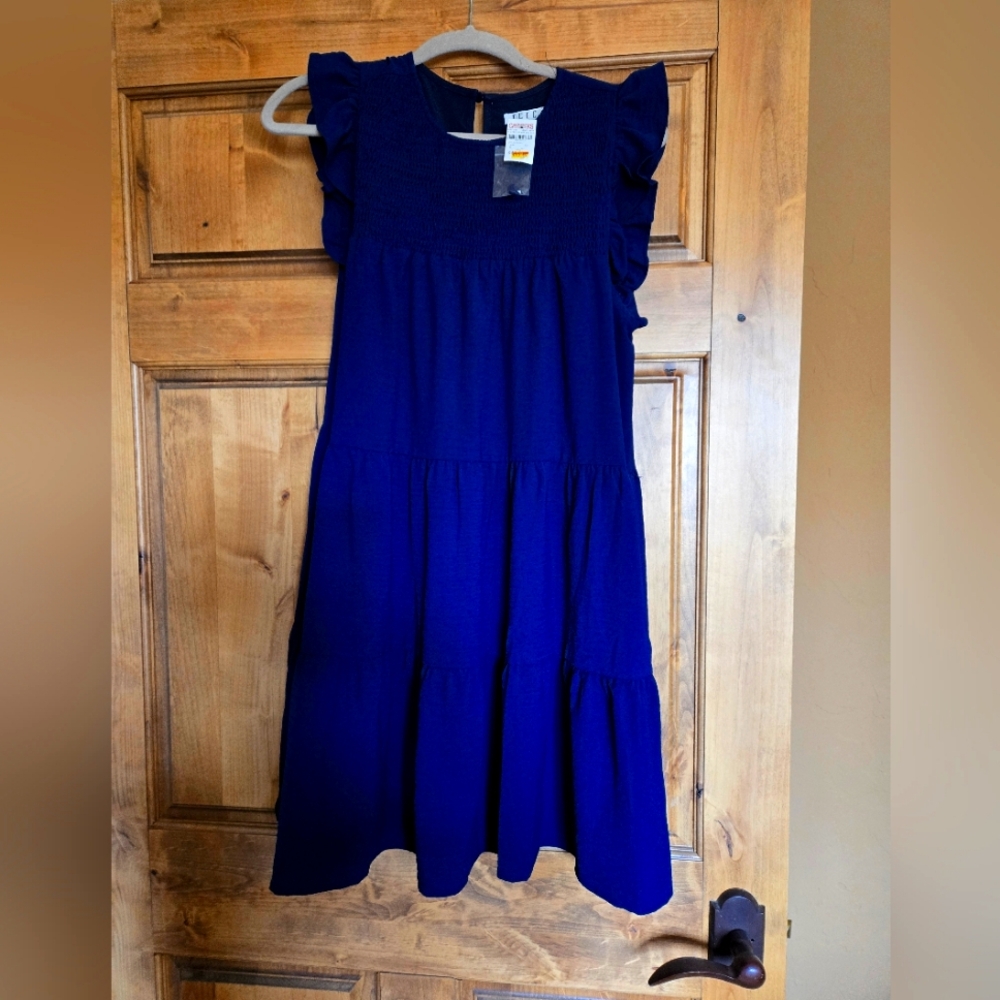 Navy blue sun dress
